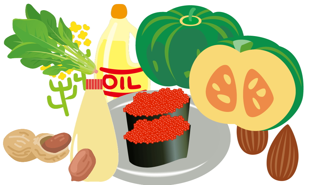 ビタミンEを多く含む食品